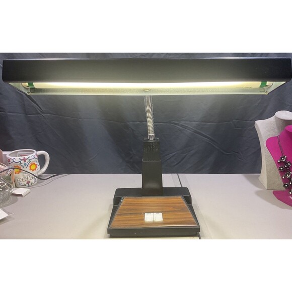 Vintage MCM Gooseneck Desk Lamp Tested & Working - Picture 1 of 8